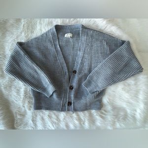 Grey Knit Cardigan